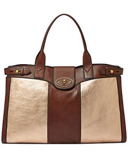 Fossil Vintage Reissue Leather Weekender Bag   Handbags & Accessories