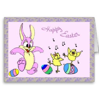 Pretty Dancers Easter Card