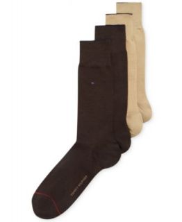 Tommy Hilfiger Mens Socks, Coal 4 Pack   Underwear   Men