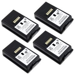 Microsoft xBox 360 Black Replacement Battery (Pack of 4) Hardware & Accessories