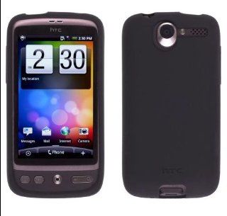 HTC Skin Case for HTC Desire   Black Cell Phones & Accessories