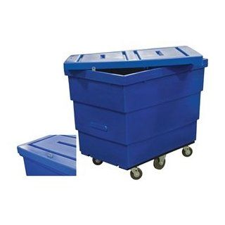 Recycle Cart With Locking Lid, 43 1/2x29