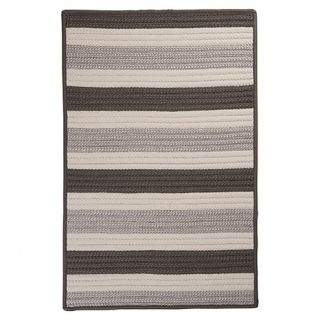 Colonial Mills Stripe It 8' x 11' Rug   Silver