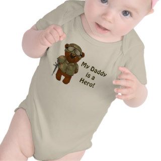 Cute Armed Forces Teddy Bear Military Mascot Tee Shirt