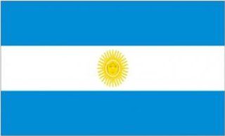 Argentina Flag Polyester 3 ft. x 5 ft.  Outdoor Flags  Patio, Lawn & Garden