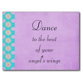 Dance to the Beat of Your Angels Wings Postcards