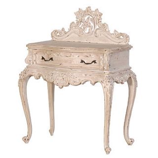 carved rococo bedside table by out there interiors