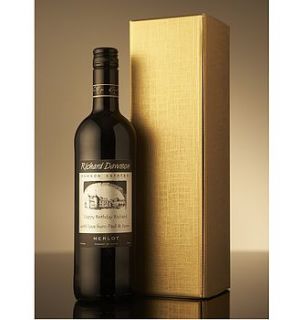 personalised chilean red wine by intervino