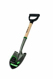Truper 31196 Tru Tough 19 Inch Short D Handle Round Point Shovel, 19 Inch Wood  Patio, Lawn & Garden