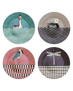 set of four pond living side plates by kiki's gifts and homeware