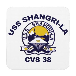 USS Shangri La CVS 38 Coasters
