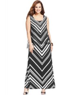 Style&co. Plus Size Sleeveless Striped Maxi Dress   Dresses   Plus Sizes