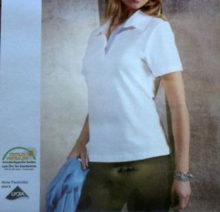 GIADA Casual Ladies Cotton Spandex Polo ShirtSize M