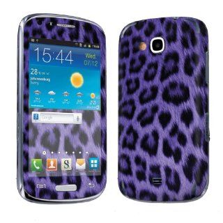 Samsung Galaxy Axiom R830 ( US Cellular ) Vinyl Decal Skin Purple Cheetah   By SkinGuardz Cell Phones & Accessories