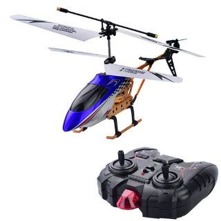 DM144B 2.5 channel R/C Helicopter Child Toy with LED Light Blue Toys & Games