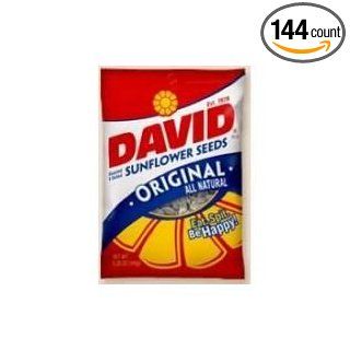 David Original in Shell Unpriced Sunflower Seeds, 1.62 Ounce    144 per case.