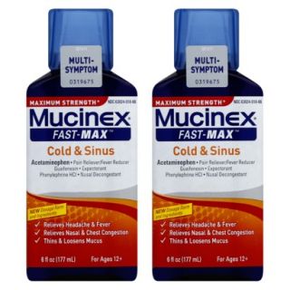Mucinex Fast Max™ Cold & Sinus,  6 Ounces,