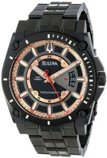 Bulova Men's 98B143 Precisionist Charcoal Grey Dial Bracelet Watch Bulova Watches