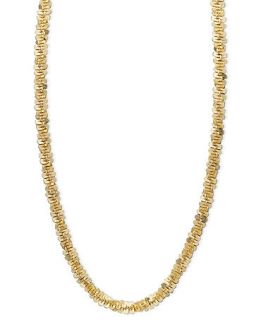 14k Gold Necklace, 16 Faceted Chain   Necklaces   Jewelry & Watches