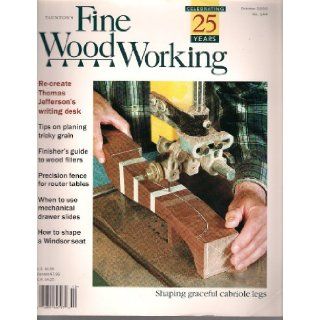 Taunton's Fine Woodworking October 2000 No. 144 (Re create Thomas Jefferson's Writing Desk, Celebrating 25 Years) Timothy D. Schreiner Books