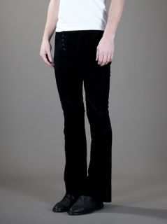 Lost Art Suede Flare Pants