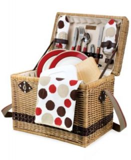 Martha Stewart Collection Picnic Basket, Willow   Collections   For The Home
