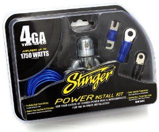 SK141   Stinger 4 Gauge Amplifier Installation Accessory Kit (Does not include wires)  Vehicle Amplifier Wire And Wiring Kits 