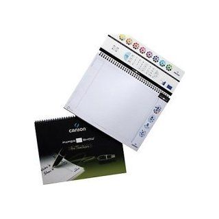 CANSON, INC Canson Papershow 221 141 Anoto Notebook   64 Sheet  Quad Ruled   9" x 12" 