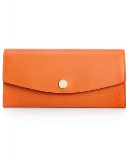 MICHAEL Michael Kors Saffiano Large Slim Flap Wallet   Handbags & Accessories