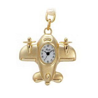 Cute Watch from Japan Keychain Series Airplane Gold TB 140 G Watches