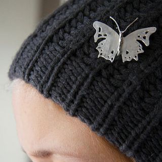 large butterfly hairpin by emma ginnever jewellery