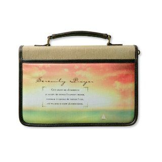 Serenity Prayer Canvas with Distressed Leather Look XL Zondervan 9780310815273 Books
