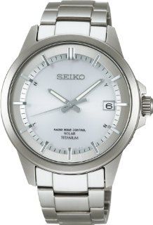 SEIKO spirit smart titanium solar radio silver SBTM141 men's watch Watches