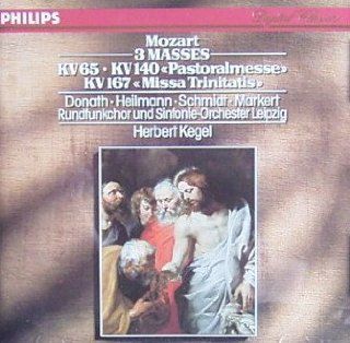 Mozart Masses KV 65 & KV 140 Pastoral & KV 167 Trinitatis Music