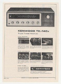 1969 Kenwood TK 140x Stereo Receiver Print Ad  