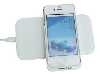 2013 NEW Qi Wireless Charger Transmitter Pad and Receiver Case for iPhone 4 4S Cell Phones & Accessories