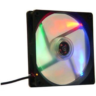 Apevia CF14SL B4C 140mm Multicolor LED Case Fan with 3 / 4 Pin Connector Computers & Accessories