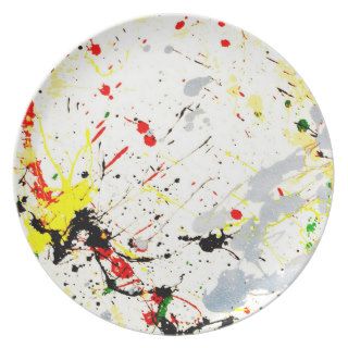 Paint Splatter Background (1) Plates