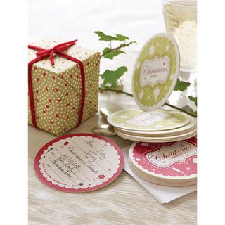 christmas drinks invite coasters by aliroo