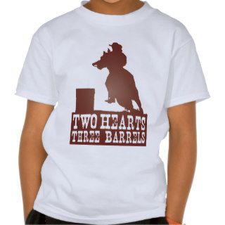 barrel racing horse cowgirl cowboy redneck tshirts
