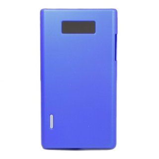 Rubber Smooth Hard Skin Case Cover for LG Optimus L7 P700 P705 Darkblue + 1 gift Cell Phones & Accessories