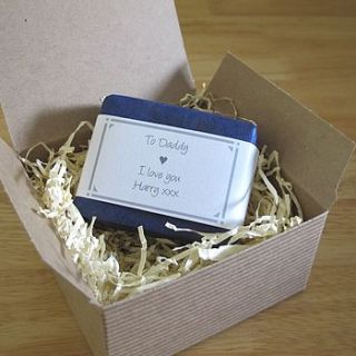personalised handmade soap for him by aroma candles