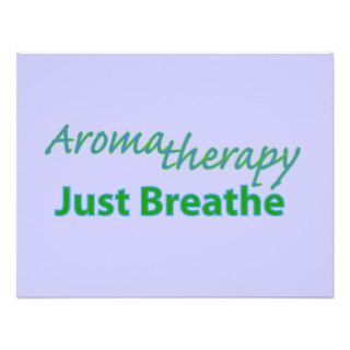 Aromatherapy   Just Breathe Invitations