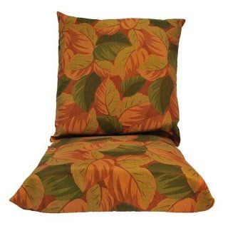 Algoma 8020 138 Cushions for Hanging Chairs, Leaves Dark Melon Print (Discontinued by Manufacturer)  Patio Furniture Cushions  Patio, Lawn & Garden
