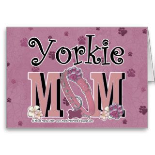 Yorkie MOM Cards