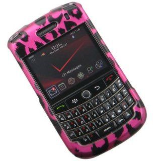 Crystal Hard Cover Case With Hot Pink Leopard Design for RIM BlackBerry Tour 9630 [WCP137] Cell Phones & Accessories
