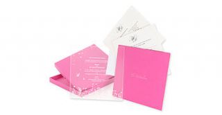 clear boxed wedding invitation by cutture