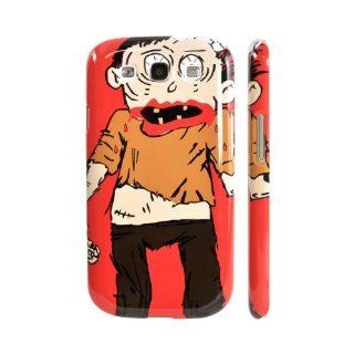 Zombie On Red Geeks Designer Line (GDL) Samsung Galaxy S3 Slim Hard Back Cover Cell Phones & Accessories