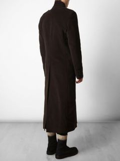 Ann Demeulemeester Moleskin Military Coat