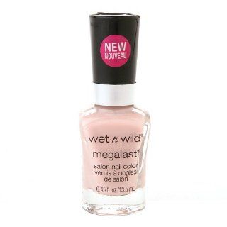 Wet n Wild MegaLast Salon Nail Color, Sugar Coat 205B 0.45 fl oz (13.5 ml) Health & Personal Care
